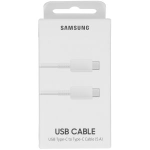 Samsung Original USB-C auf USB-C Kabel - 5A - 1 Meter - Weiß