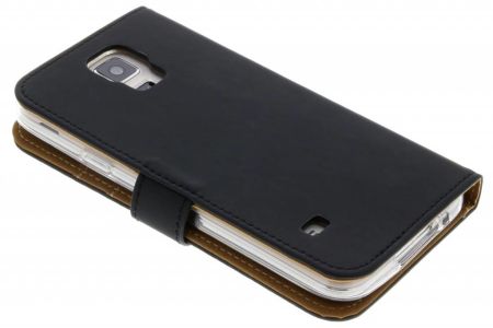 Schwarzes Luxus TPU Klapphülle für das Galaxy S5 (Plus) / Neo