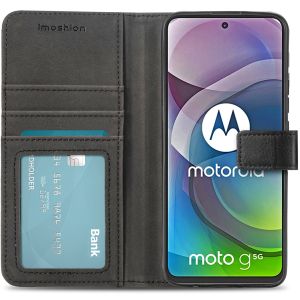 iMoshion Luxuriöse Klapphülle Motorola Moto G 5G - Schwarz