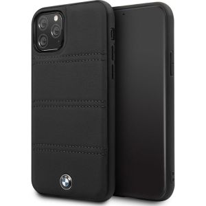 BMW Leather Cover für das iPhone 11 Pro Max - Schwarz