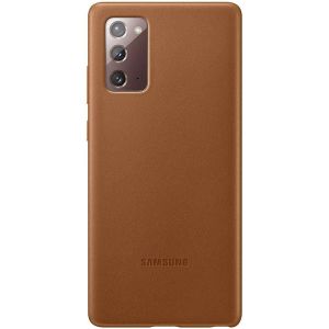Samsung Original Leather Backcover für das Galaxy Note 20 - Braun