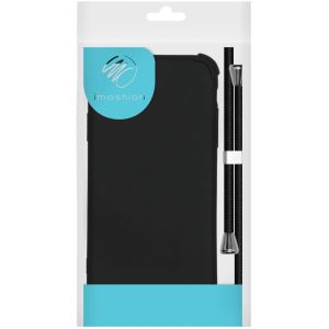 iMoshion Color Backcover mit Band iPhone 12 Mini - Schwarz