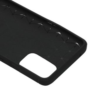 Brushed TPU Case Schwarz für das Samsung Galaxy A72