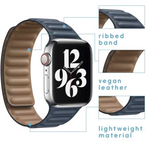 iMoshion Veganes Lederarmband Apple Watch Series 1-9 / SE / Ultra (2) - 42/44/45/49 mm
