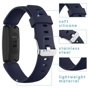 iMoshion Silikonband für das Fitbit Inspire 2 - Dunkelblau