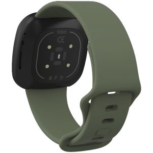 iMoshion Silikonband für das Fitbit Versa 4 / 3 / Sense (2) - Grün