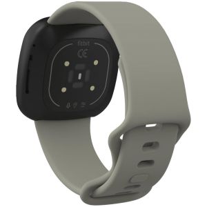 iMoshion Silikonband für das Fitbit Versa 4 / 3 / Sense (2) - Dunkelgrau