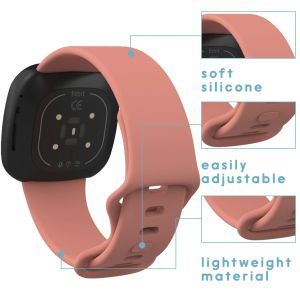iMoshion Silikonband Multipack für die Fitbit Versa 4 / 3 / Sense (2)