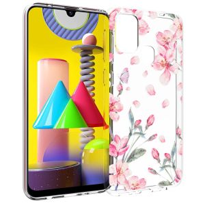 iMoshion Design Hülle Samsung Galaxy M31 - Blume - Rosa