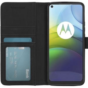 iMoshion Luxuriöse Klapphülle Motorola Moto G9 Power - Braun