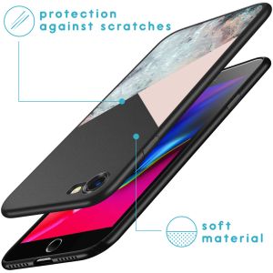 iMoshion Design Hülle iPhone SE (2022 / 2020) / 8 / 7 - Marmor - Rosa