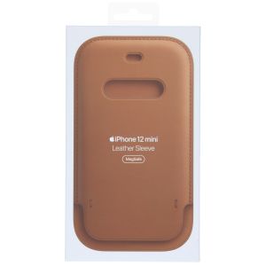 Apple Ledersleeve MagSafe für das iPhone 12 Mini - Saddle Brown