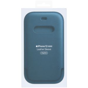 Apple Ledersleeve MagSafe für das iPhone 12 Mini - Baltic Blue
