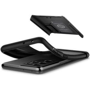 Spigen Slim Armor™ Case Schwarz für das Samsung Galaxy S21 Ultra