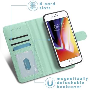 iMoshion Luxuriöse Portemonnaie-Klapphülle iPhone SE (2022 / 2020) 8 / 7 - Grün