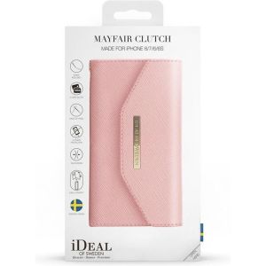 iDeal of Sweden Mayfair Clutch iPhone SE (2022 / 2020) / 8 / 7 / 6(s) - Rosa
