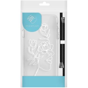 iMoshion Design Hülle mit Band für das iPhone SE (2022 / 2020) / 8 / 7 - Woman Flower