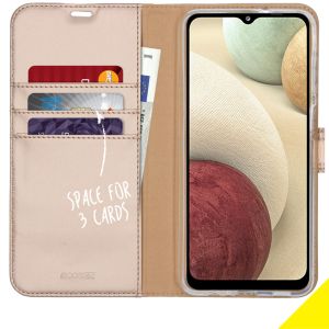 Accezz Wallet TPU Klapphülle für das Samsung Galaxy A12 - Gold