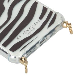My Jewellery Design Soft Case Kordelhülle iPhone Xs / X - Zebra