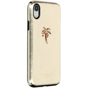 My Jewellery Design Soft Case für das iPhone Xr - Palmtree Gold