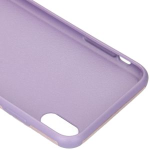 My Jewellery Croco Soft Case Back Cover iPhone Xs Max - Violett