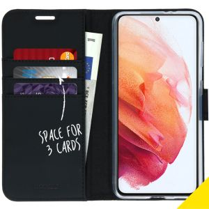 Accezz Wallet TPU Klapphülle für das Samsung Galaxy S21 - Schwarz