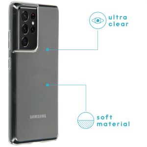 iMoshion Gel Case für das Samsung Galaxy S21 Ultra - Transparent
