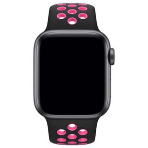 Apple Nike Sport Band Apple Watch Series 1-8 / SE - 38/40/41 mm - Black / Pink Blast