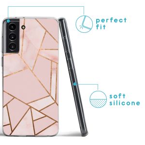 iMoshion Design Hülle für das Samsung Galaxy S21 - Pink Graphic