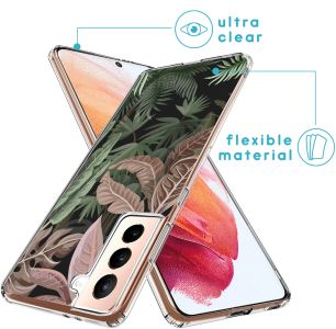 iMoshion Design Hülle für das Samsung Galaxy S21 - Dark Jungle
