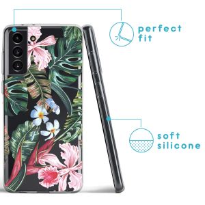 iMoshion Design Hülle Samsung Galaxy S21 - Tropical Jungle