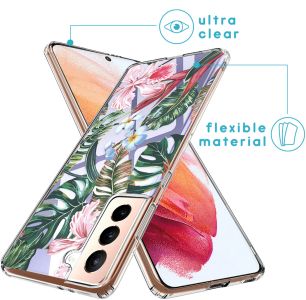 iMoshion Design Hülle Samsung Galaxy S21 - Tropical Jungle