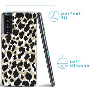 iMoshion Design Hülle für das Samsung Galaxy S21 - Leopard / Schwarz