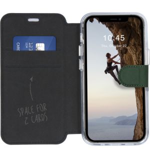 Accezz Xtreme Wallet Klapphülle für das iPhone 12 Mini - Dunkelgrün
