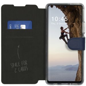 Accezz Xtreme Wallet Klapphülle für das Samsung Galaxy A42 - Dunkelblau