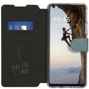 Accezz Xtreme Wallet Klapphülle für das Samsung Galaxy A42 - Hellblau