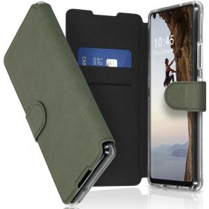 Accezz Xtreme Wallet Klapphülle für das Samsung Galaxy A42 - Hellgrün