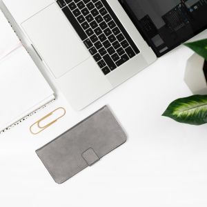 iMoshion Luxuriöse Klapphülle Grau für Xiaomi Mi Note 10 (Pro)