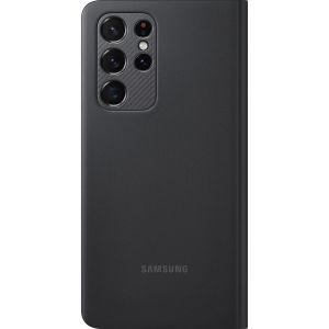 Samsung Original Clear View Cover Klapphülle + S Pen für das Galaxy S21 Ultra - Schwarz
