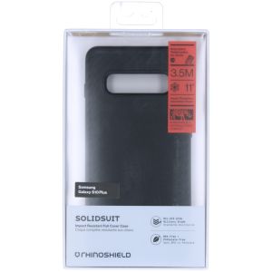 RhinoShield SolidSuit Backcover Samsung Galaxy S10 Plus - Carbon Fiber