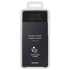 Samsung Original S View Cover Klapphülle für das Galaxy A72 - Schwarz