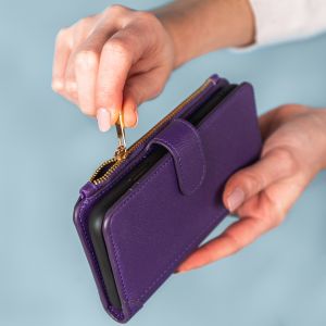 iMoshion Luxuriöse Portemonnaie-Klapphülle Samsung Galaxy A12 - Violett