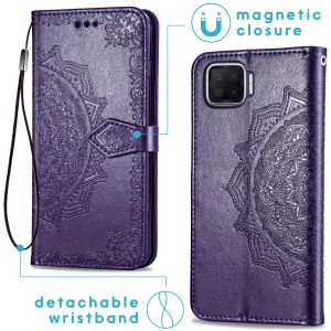 iMoshion Mandala Klapphülle Oppo A73 (5G) - Violett