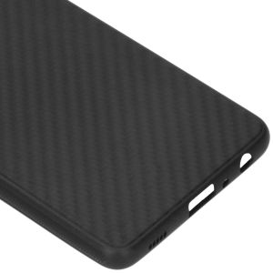 Carbon-Hülle für das Samsung Galaxy A72 - Schwarz