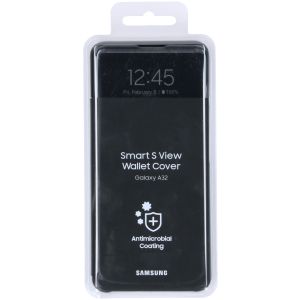 Samsung Original S View Cover Klapphülle für das Galaxy A32 (4G) - Schwarz