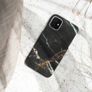 Selencia Maya Fashion Backcover Galaxy S21 Plus - Marble Black