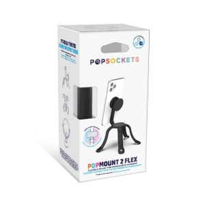 PopSockets PopMount 2 Flex PopGrip – Handyhalterung – universell– schwarz