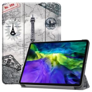 iMoshion Design Trifold Klapphülle für das iPad Pro 11 (2018 - 2022) - Paris