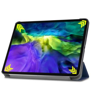 iMoshion Trifold Klapphülle iPad Pro 11 (2020-2018) - Dunkelblau