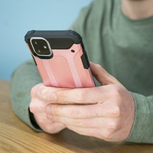 iMoshion Rugged Xtreme Case OnePlus 9 - Roségold
